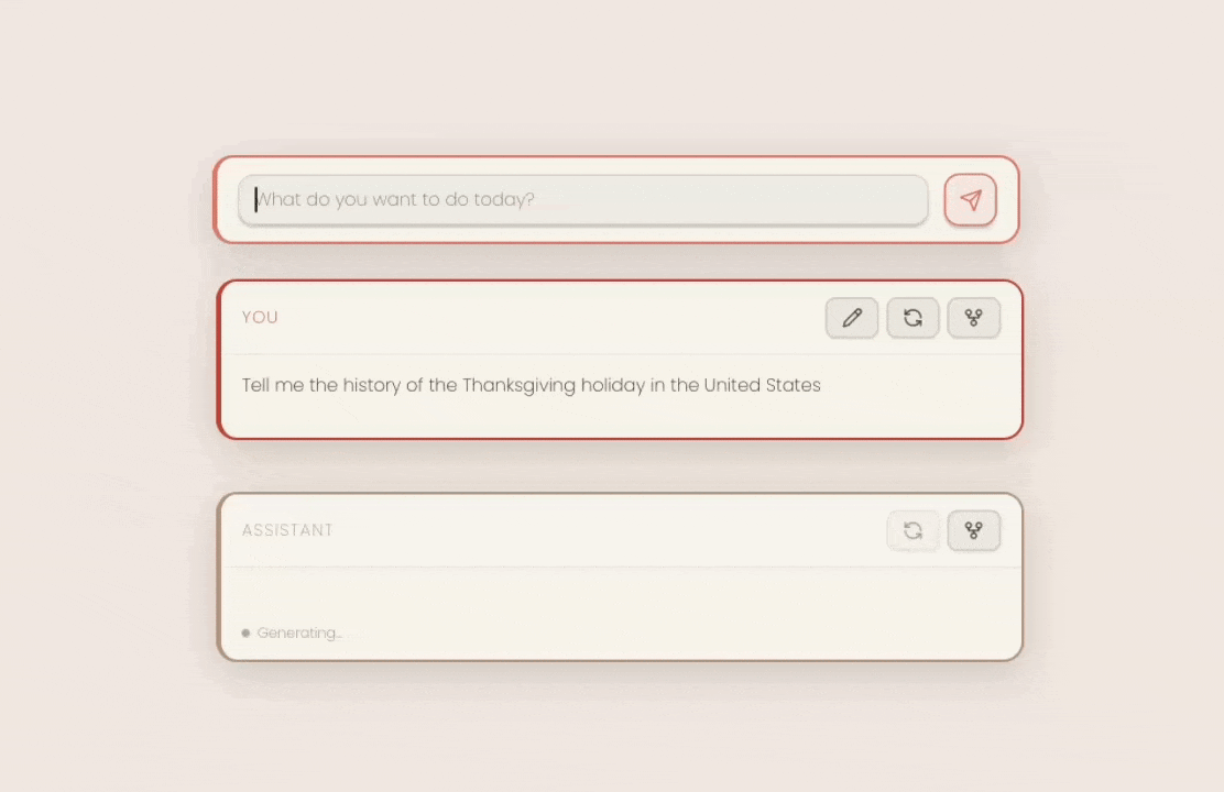 creating a new conversation