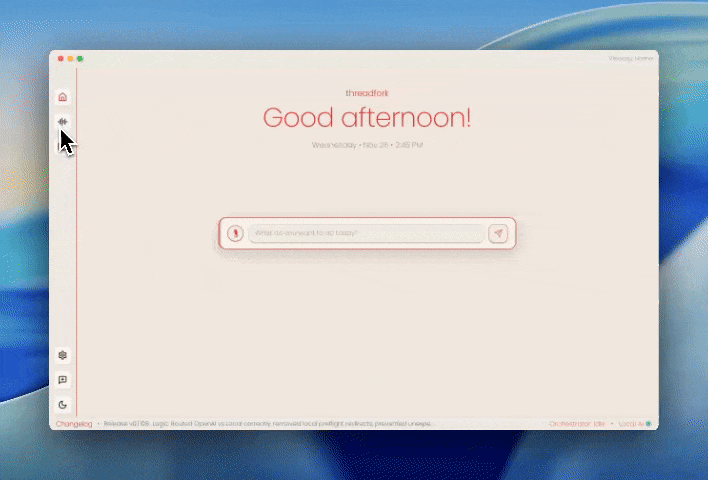 creating a new recording with audio in light mode